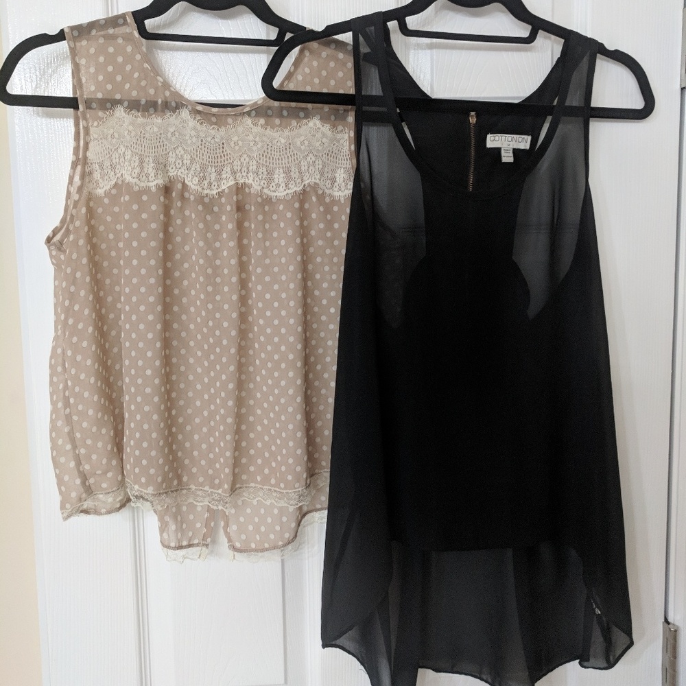 💕Sheer Tanks 💕